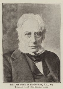 Feu le duc de Devonshire, KG, PC