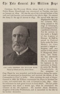 Feu le général Sir William Hope