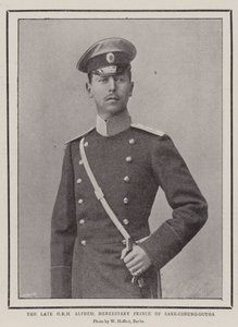 Feu SAR Alfred, prince héréditaire de Saxe-Cobourg-Gotha
