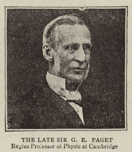 Le défunt Sir G E Paget - English Photographer