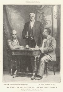 Les délégués libériens au Colonial Office - English Photographer