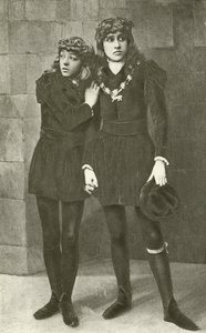 Mlles Isa Bowman et Bessie Hatton en jeunes princes dans Richard III (gravure)