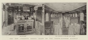 Le nouveau train-restaurant à couloir sur le chemin de fer du Nord-Est - English Photographer