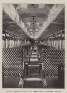 Le nouveau train à couloir de la Great Western Railway Company - English Photographer