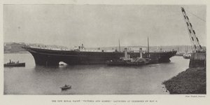 Le nouveau yacht royal Victoria et Albert, lancé à Pembroke le 9 mai - English Photographer