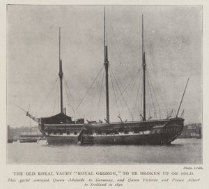 Le vieux yacht royal Royal George, à démanteler ou à vendre - English Photographer