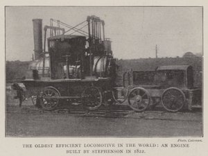 La locomotive la plus ancienne et la plus efficace au monde, une machine construite par Stephenson en 1822 - English Photographer