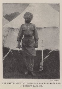 Le seul VC indien, Risaldar Ram Elxander Rao, 1er Bombay Lancers - English Photographer