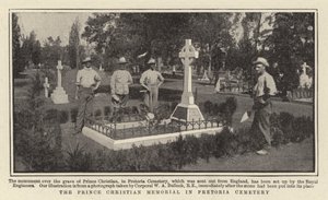 Le mémorial du prince Christian au cimetière de Pretoria