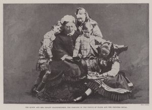 La Reine et ses Petits-Enfants, les Familles du Prince de Galles et de la Princesse Royale