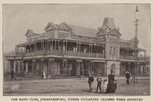 Le Rand Club, Johannesburg, où les Leaders Uitlander ont été arrêtés - English Photographer