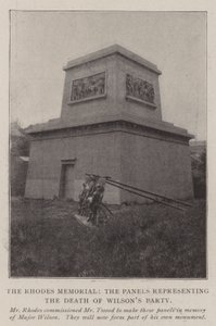 Le mémorial de Rhodes, les panneaux représentant la mort de la troupe de Wilson - English Photographer