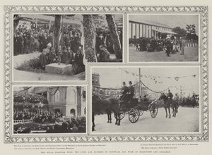 La tournée coloniale royale, le duc et la duchesse de Cornouailles et York à Melbourne et Ballarat
