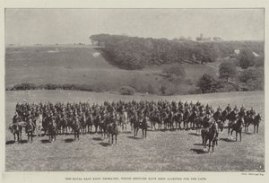 La Royal East Kent Yeomanry, dont le service a été accepté pour le Cap