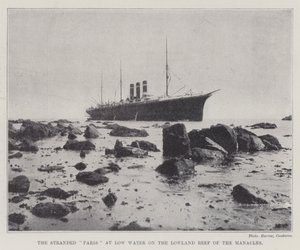 Le Paris échoué à marée basse sur le récif des Manacles - English Photographer