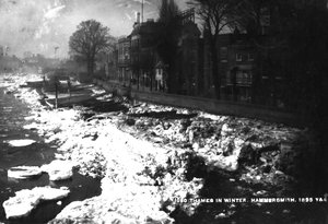 La Tamise à Hammersmith en hiver, 1895