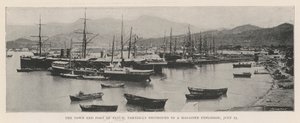 La ville et le port de Batum, partiellement détruits par une explosion de magazine, 25 juillet - English Photographer