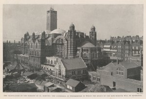 La translation des restes de Saint Edmund, la cathédrale de Westminster où les reliques du roi-martyr seront enchâssées