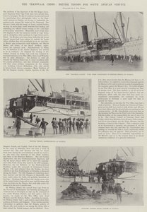 La crise du Transvaal, troupes britanniques pour le service en Afrique du Sud - English Photographer