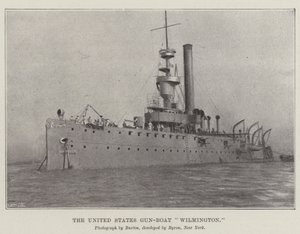 Le canonnière américaine Wilmington