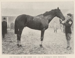 Le vainqueur de la Coupe du Derby, le premier principal de M. A Stedall