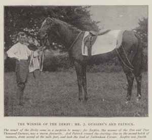 Le vainqueur du Derby, Ard Patrick de M. J Gubbins - English Photographer