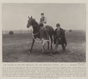 Le vainqueur des Two Thousand et One Thousand Guineas, Sceptre de M. R. S. Sievier