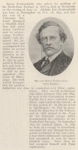 Feu le baron Nordenskjold, explorateur arctique
