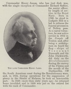 Feu le commandant Henry James