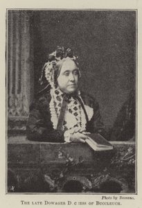 Feu la duchesse douairière de Buccleuch - English Photographer