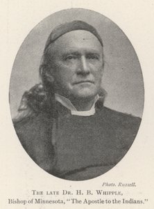 Le défunt Dr H B Whipple, évêque du Minnesota, l
