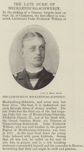 Feu le duc de Mecklembourg-Schwerin - English Photographer