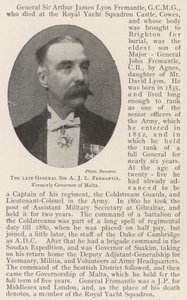 Le défunt Général Sir A J L Fremantle, ancien gouverneur de Malte - English Photographer