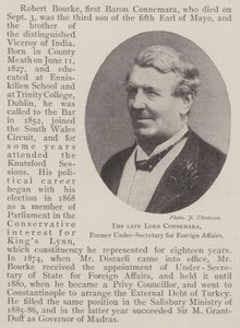 Feu Lord Connemara, ancien sous-secrétaire aux affaires étrangères - English Photographer