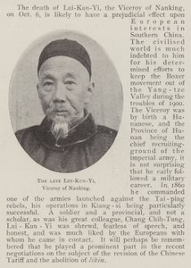 Le défunt Lui-Kun-Yi, vice-roi de Nankin