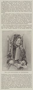 Feue la marquise de Westminster