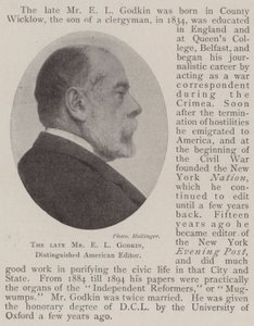 Feu M. E. L. Godkin, éminent éditeur américain - English Photographer