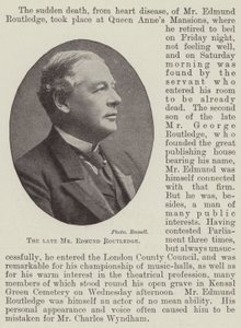 Feu M. Edmund Routledge