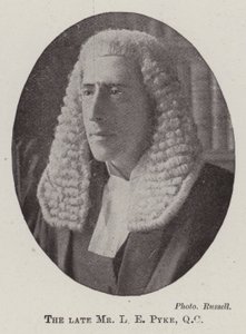 Feu M. L. E. Pyke, QC - English Photographer