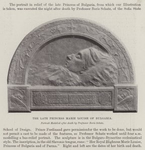 Feu la princesse Marie Louise de Bulgarie