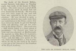 Feu Sir Everett Millais, baronnet