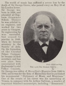 Feu Sir George Grove