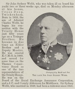 Feu Sir John Sydney Webb