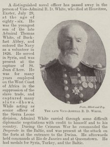Le défunt Vice-Amiral R D White