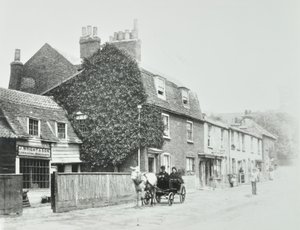 Tottenham Lane, Hornsey : façades avant, c.1890