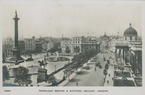 Trafalgar Square et la National Gallery, Londres