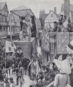 Théâtre itinérant au Moyen Âge - English Photographer