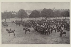 Troupes pour le Cap, les 6e Dragoon Guards (Carabiniers) en tenue de revue - English Photographer