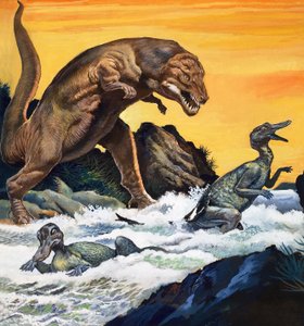 Tyrannosaurus Rex, extrait de "À la recherche des dinosaures".