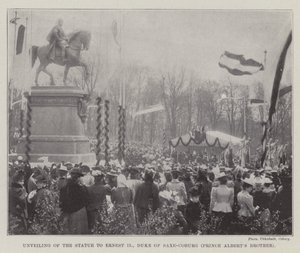Dévoilement de la statue d